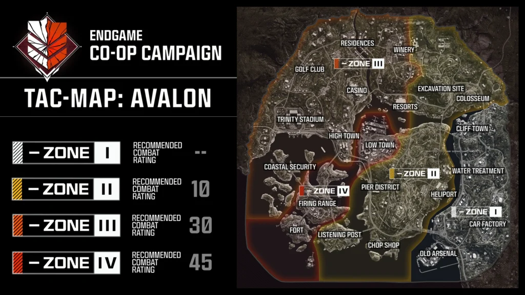 Avalon Mapa